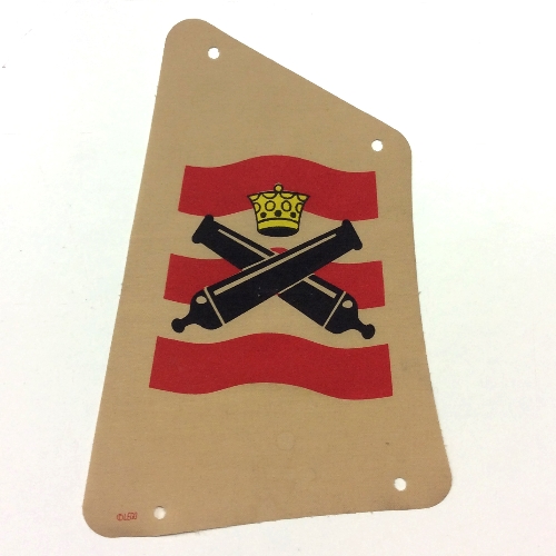 Lego Sail, with 4 Holes, and Crossed Cannons Print