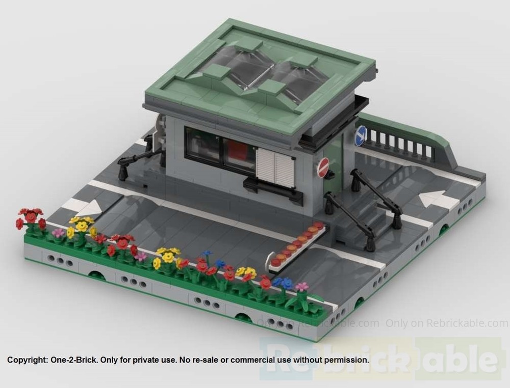 Lego V2: Modular Logistics Center - Gatehouse