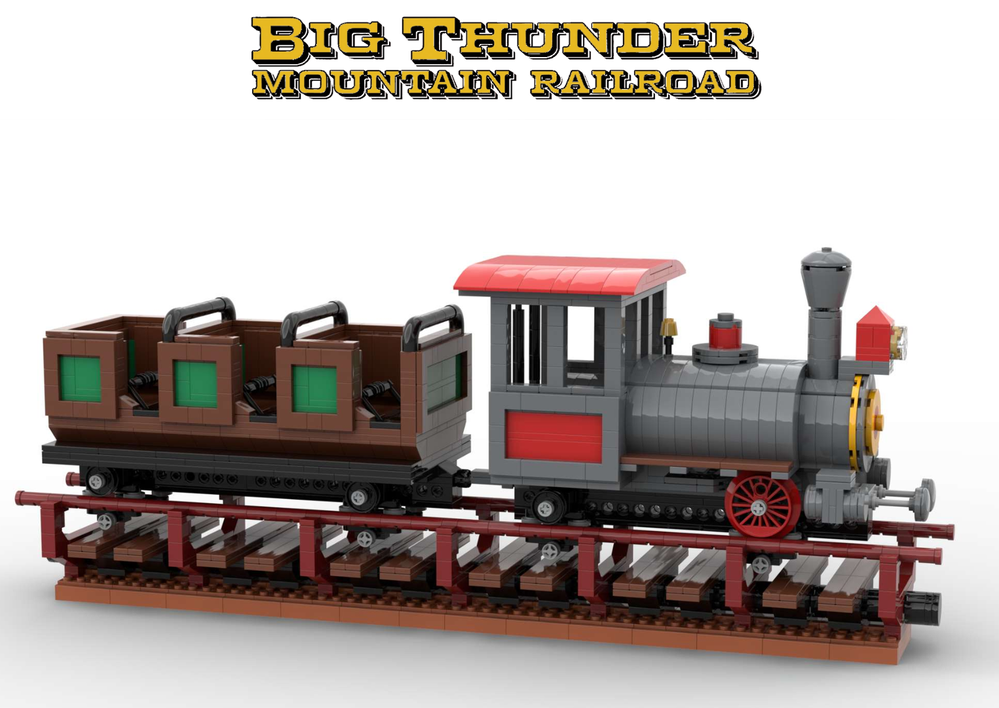 Lego ROLLERCOASTER -BIG THUNDER MOUNTAIN - DLP PARIS