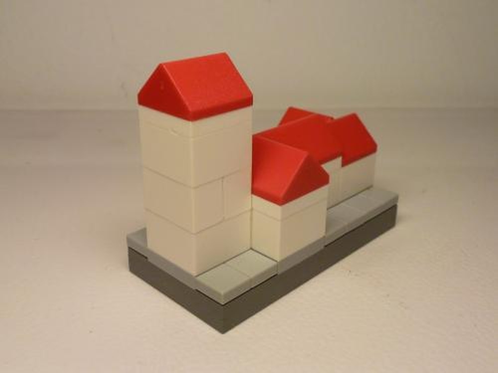 Lego Brønshøj Church - Nano Modular