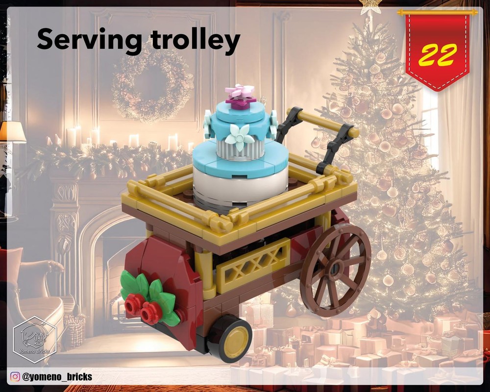 Lego Serving trolley - Advent calendar 2024 - 22