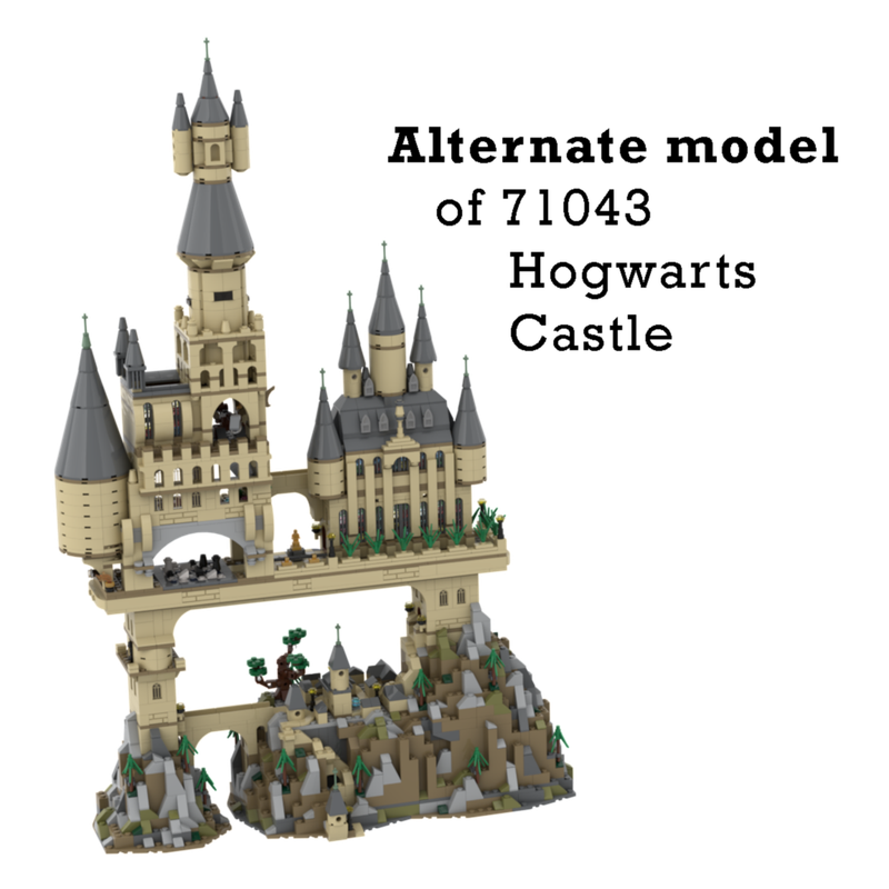 Lego Lemmy's Castle - Alternate model of 71043 - Hogwart's Castle