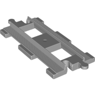 Lego Duplo Train Track 4 x 8 Straight / Light Bluish Gray