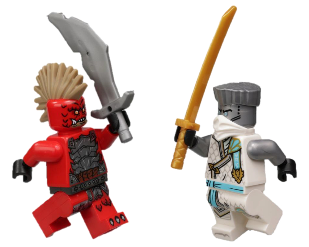Lego Zane vs. Dragonian Scout