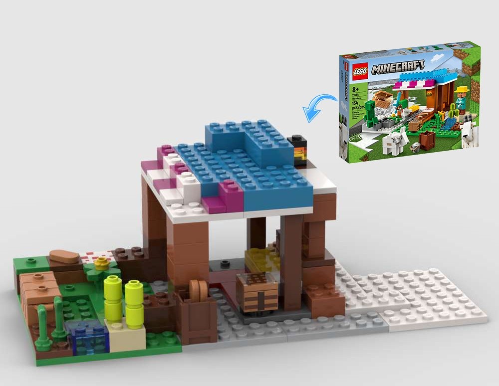 Lego Bakery 21184 Alternate Build