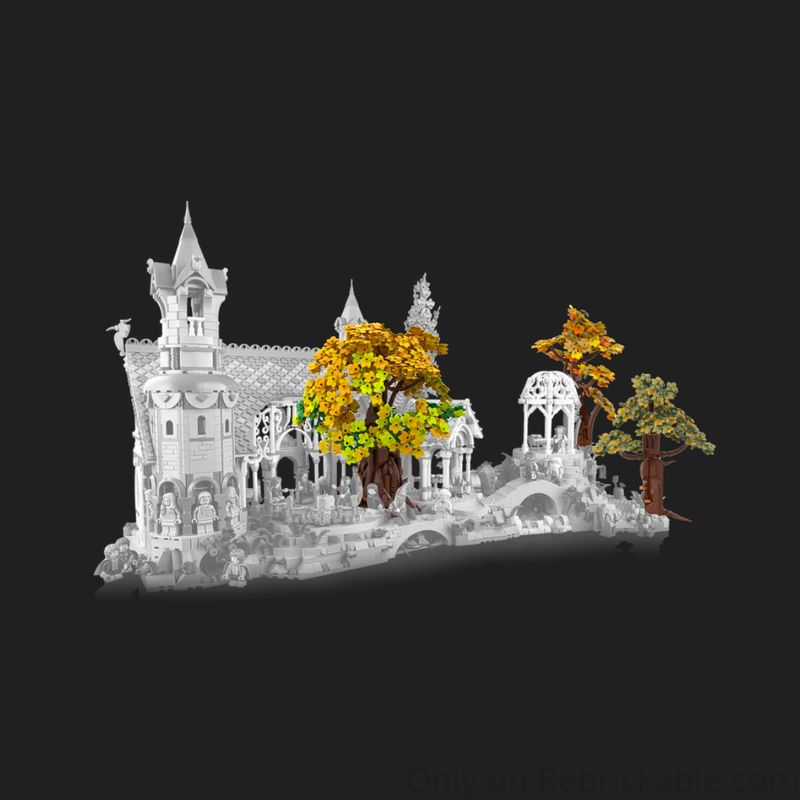 Lego Rivendell - Lusher Trees