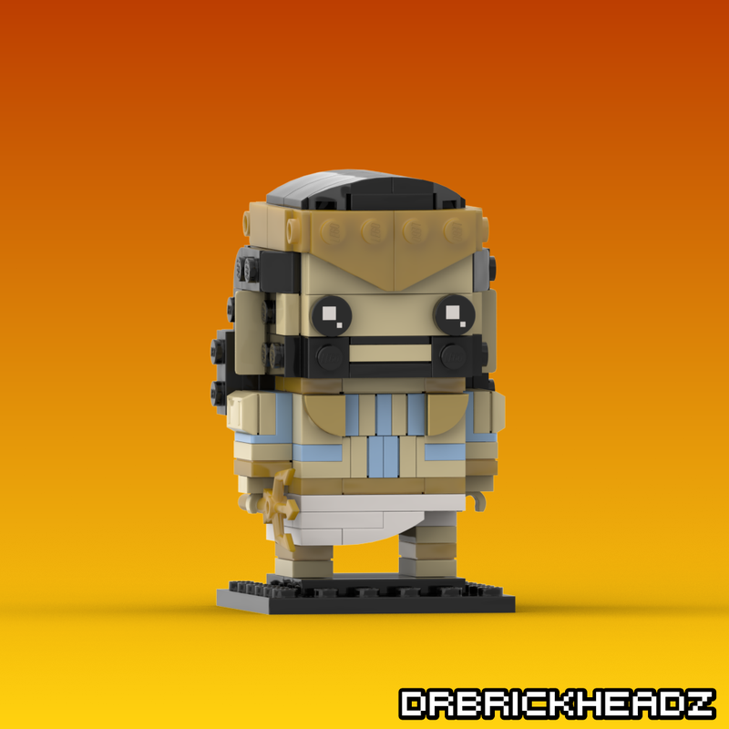 Lego Poseidon (God of War III) Brickheadz