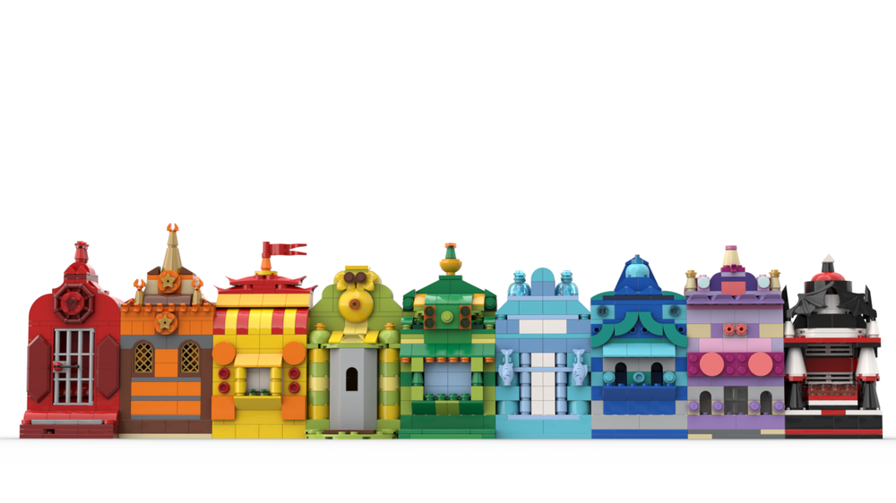 Lego 11020 Rainbow houses