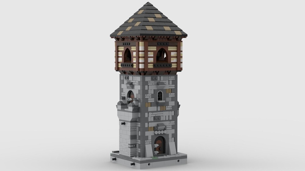 Lego Mini-Medieval-Modulars 48 - "Tower with roof"