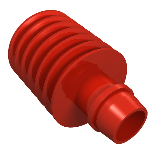 Lego Launcher, Large Figure Weapon, Mistika Nynrah Ghost Blaster Air Pump / Red