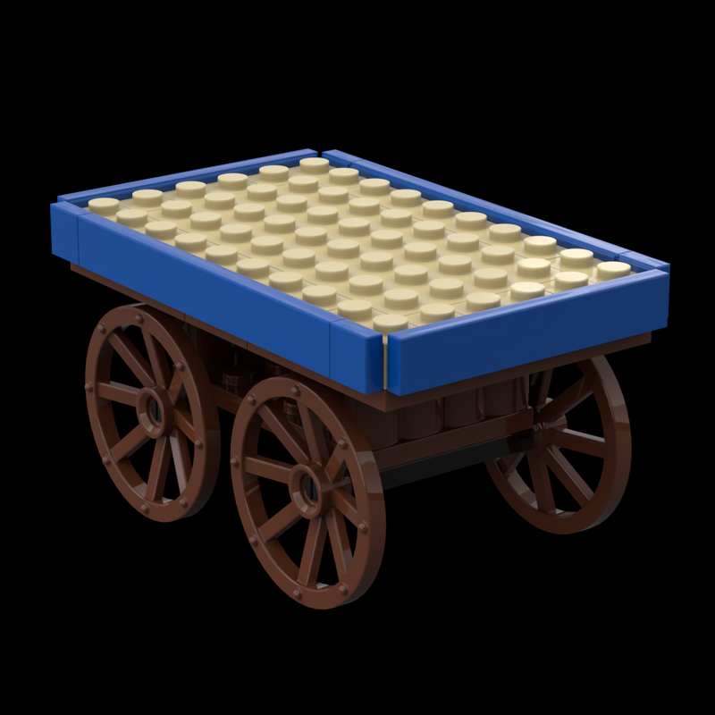 Lego Indian Pushcart Base