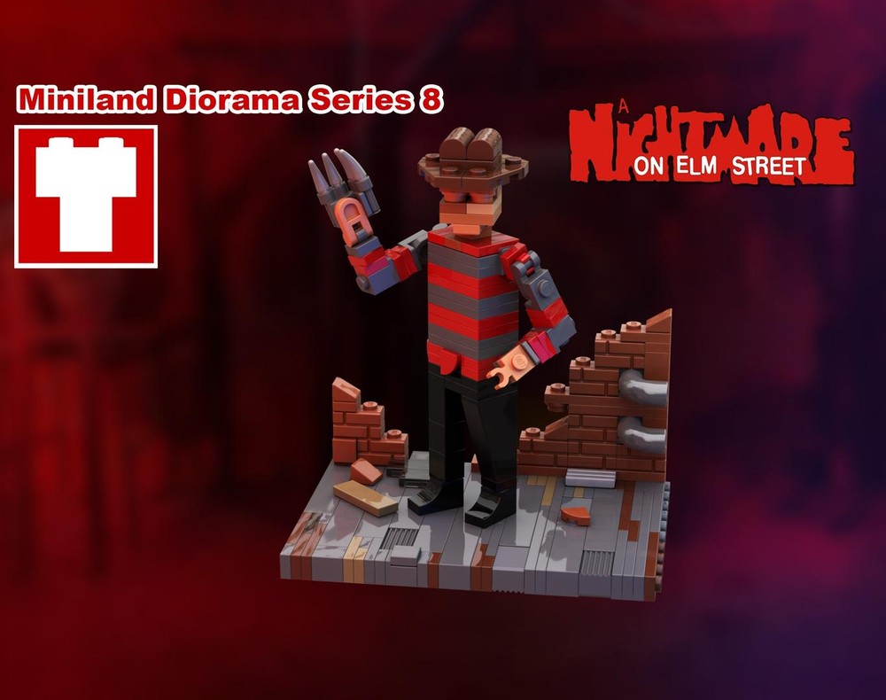 Lego Miniland Dioramas - 8 A Nightmare On Elm Street