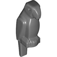 Lego Animal, Bird, Parrot [Plain] / Dark Bluish Gray