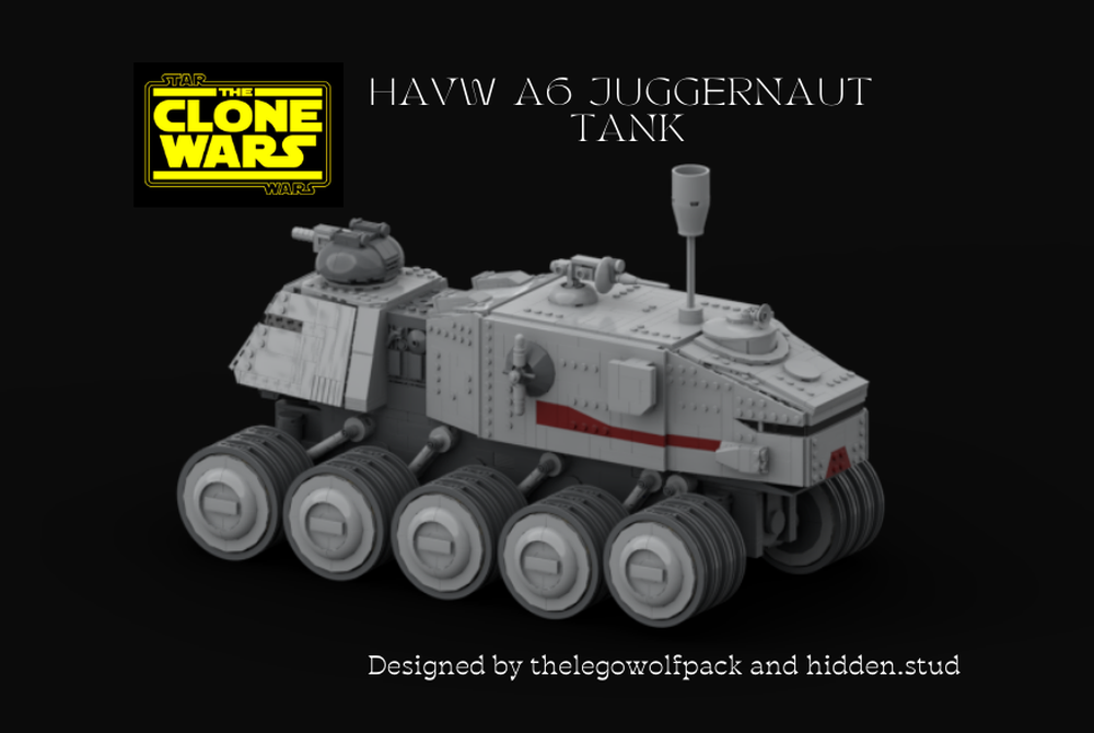 Lego HAVw A6 juggernaut tank V3