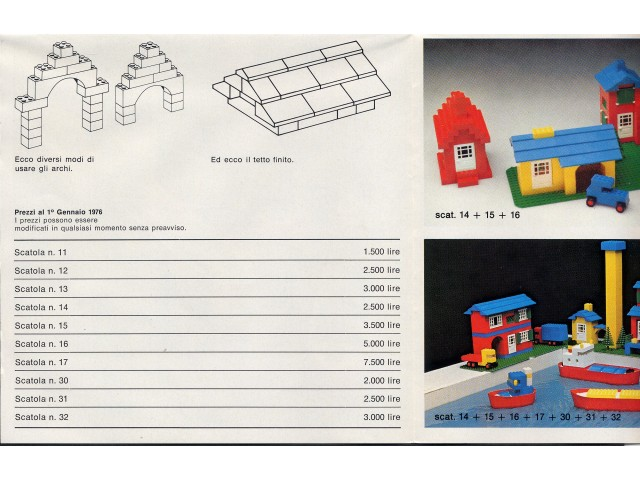 Lego 1976 Medium Italian Minitalia (97806)