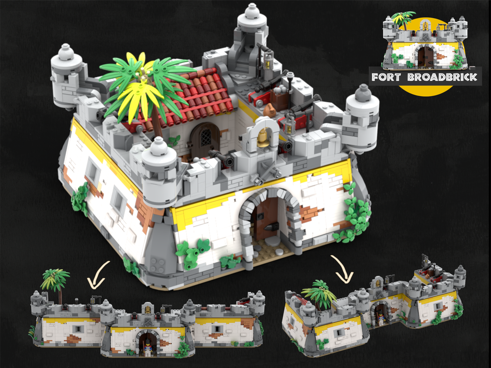 Lego Fort Broadbrick - Classic Edition - Modular Fort