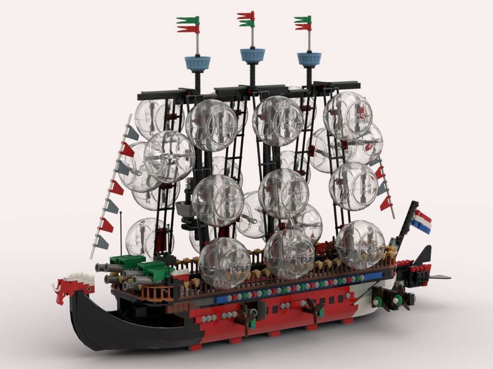 Lego 1800s flyng Icarus ship