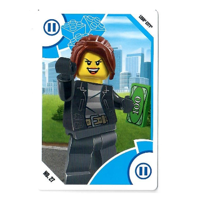 Lego Trading Card, Toys 'R' Us - City - II Thief
