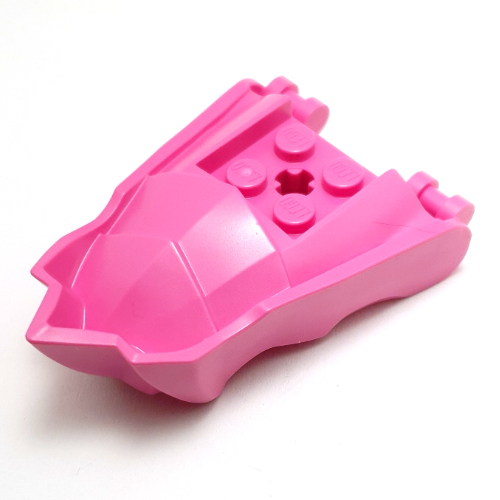 Lego Creature Body Part, Dragon Head Lower Jaw with Pointy Chin / Dark Pink