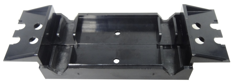 Lego Electric, Motor 4.5V/12V Type B 12 x 4 x 3 1/3 Lower Housing (Train) / Black