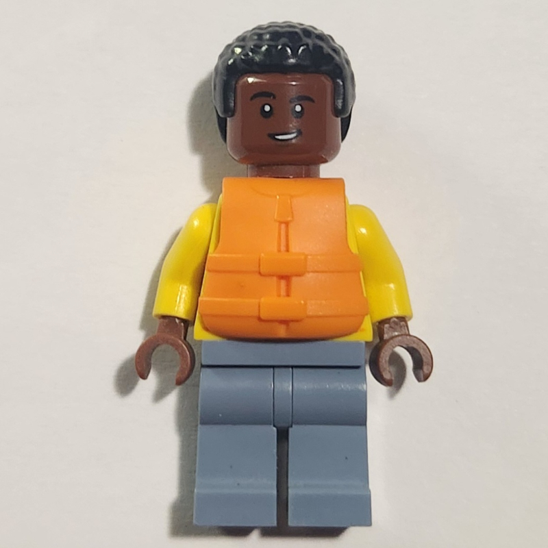 Lego Darius, Sand Blue Legs, Life Jacket