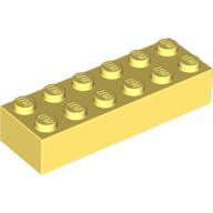 Lego Brick 2 x 6 / Bright Light Yellow