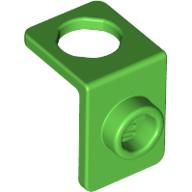 Lego Minifig Neckwear Bracket [One Stud] / Bright Green