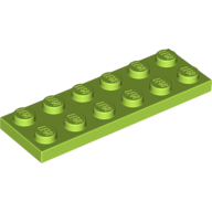 Lego Plate 2 x 6 / Lime