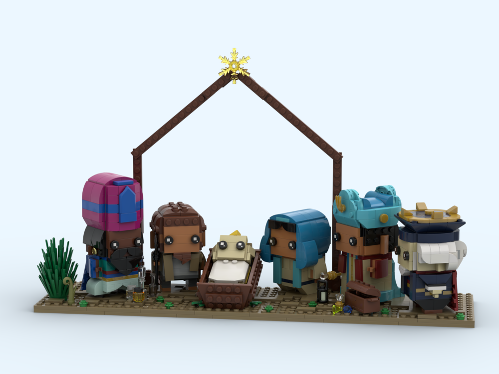 Lego Nativity Scene