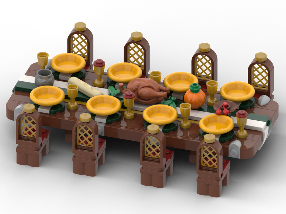 Lego Medieval Dining Table