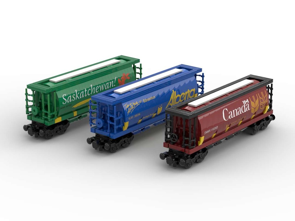 Lego Canadian Grain Hopper Car