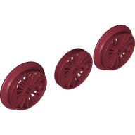 Lego Train Wheel RC Train [Set of 3] / Dark Red