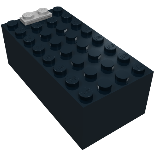Lego Battery Box, 9V Small [Complete Assembly] / Black