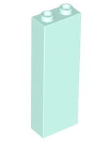 Lego Brick 1 x 2 x 5 / Light Aqua