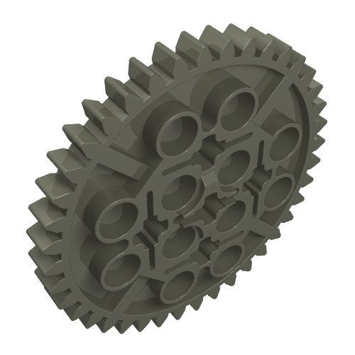 Lego Technic Gear 40 Tooth / Dark Gray