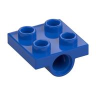 Lego Plate Special 2 x 2 with 2 Pin Holes / Blue