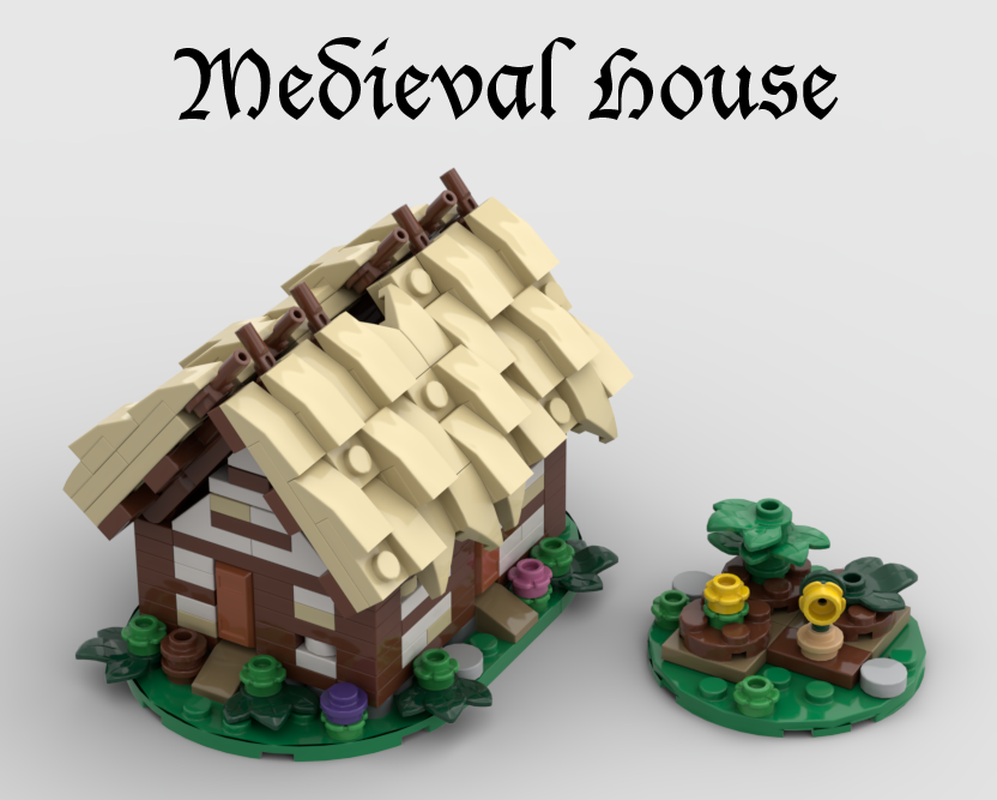 Lego Medieval House - Expansion for Mini Blaustein Castle