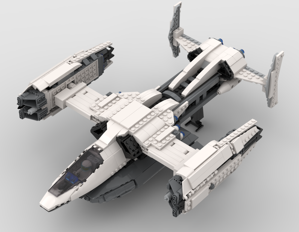 Lego Destiny Cityhawk Cargo Spaceship