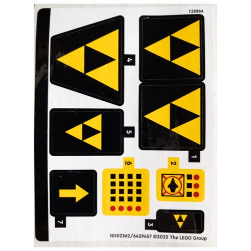 Lego Sticker Sheet for Set 40580-1