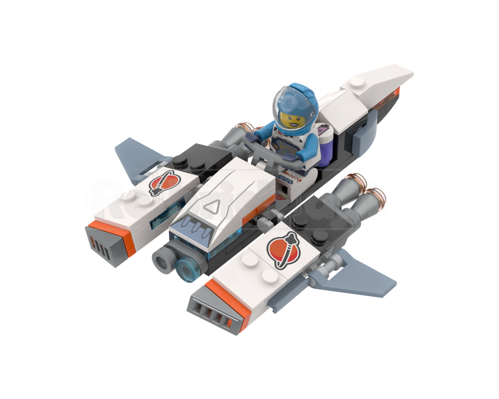 Lego Stingray Space Hoverbike - (30663-1 Modification)