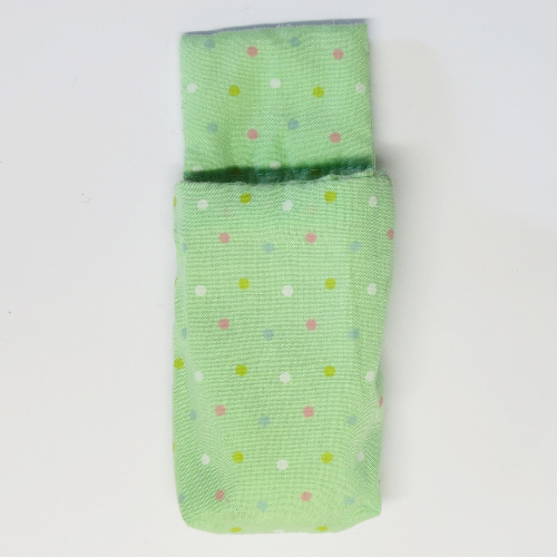 Lego Belville, Sleeping Bag / Adult Pouch with Dots Print / Light Green