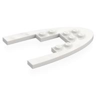 Lego Plate Rounded Half, Oval 6 x 8 with Cutout