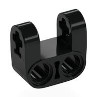 Lego Technic Axle and Pin Connector Perpendicular Double Split [Reinforced] / Black