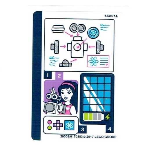 Lego Sticker Sheet for Set 41307-1 / [No Color/Any Color]