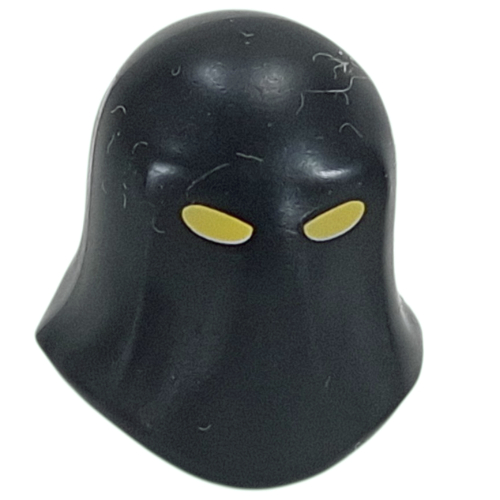 Lego Hood, Full with Bright Light Orange Eyes Print