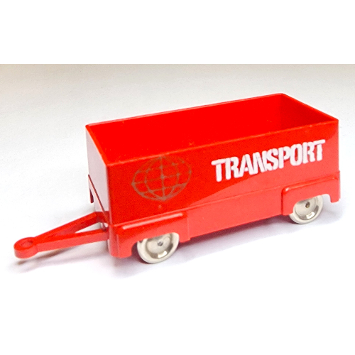 Lego HO Scale Mercedes Box Trailer / Yellow