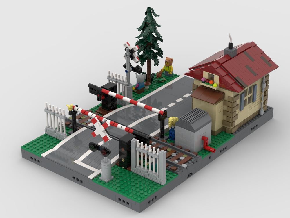 Lego Train Level crossing