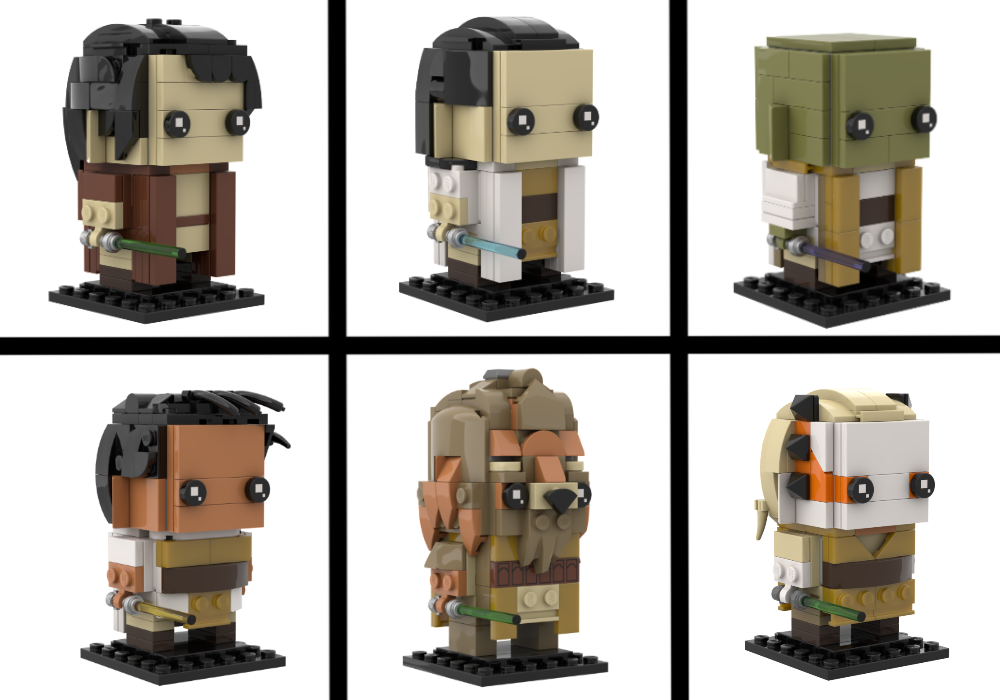 Lego The Acolyte Brickheadz Bundle