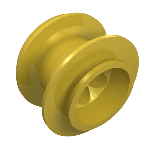 Lego Wheel 68.8 x 40 Balloon Large / Yellow