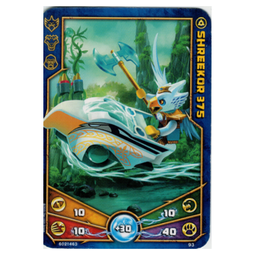 Lego Trading Card, Legends of Chima Deck #1: 93 [Shreekor 375]
